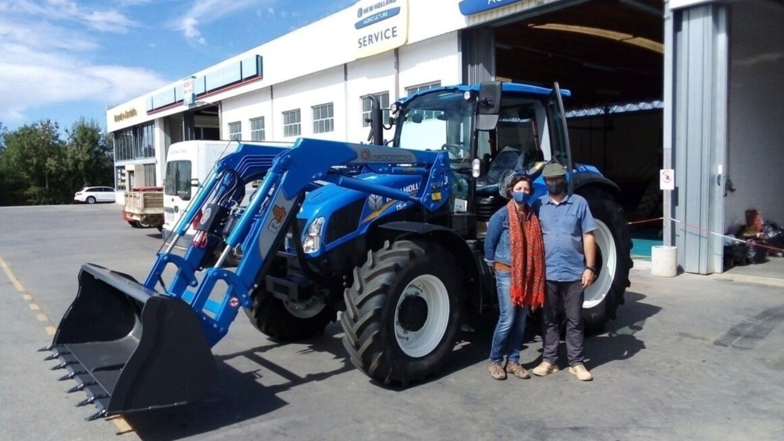 Entrega de New Holland T5.115