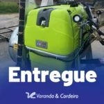 Entregue Pulverizador ROCHA CRONOS 600lt e New Holland T3.80F Rops