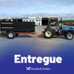 New Holland T4020V e reboque