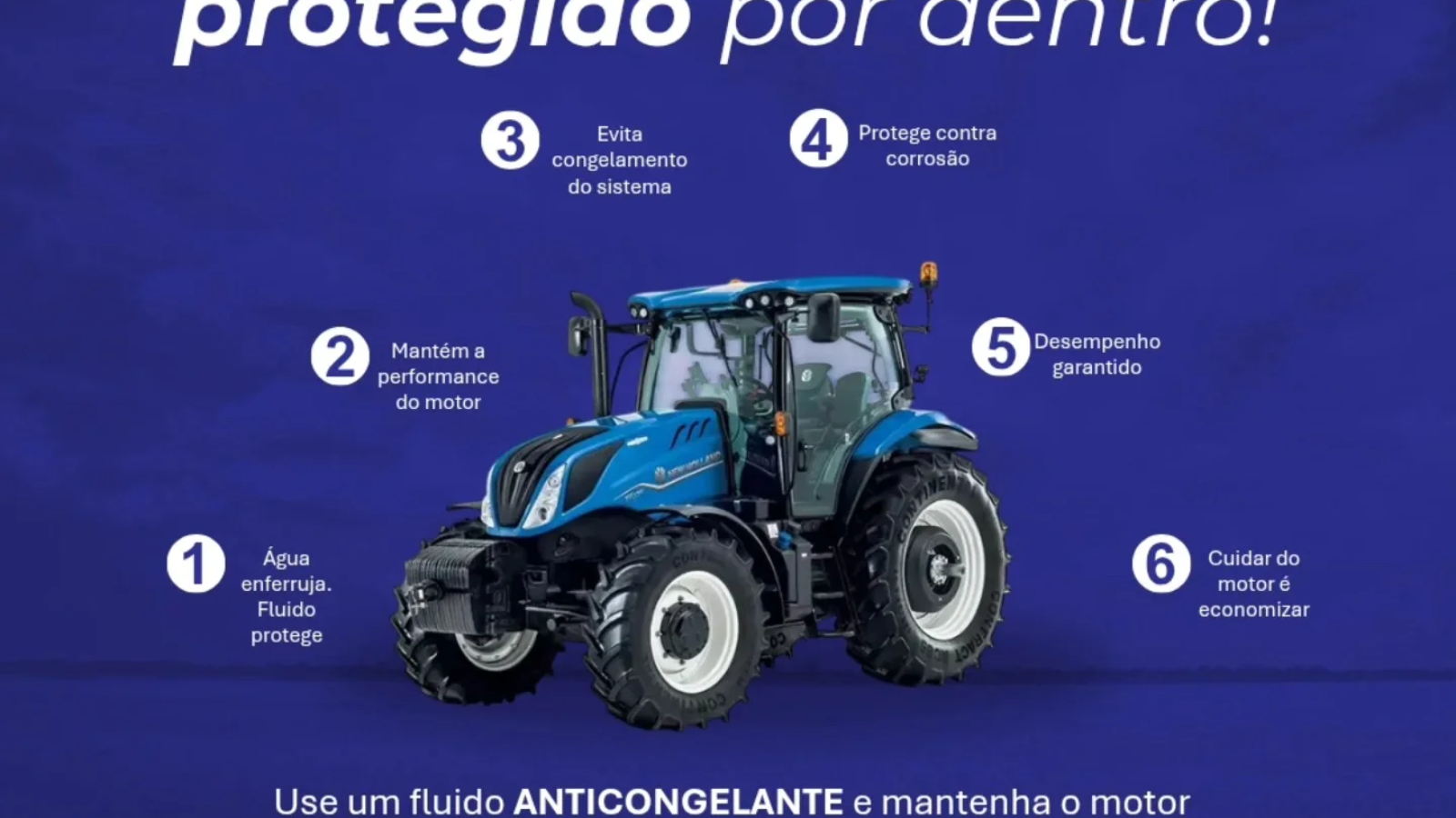 frio lá fora, motor protegido por dentro