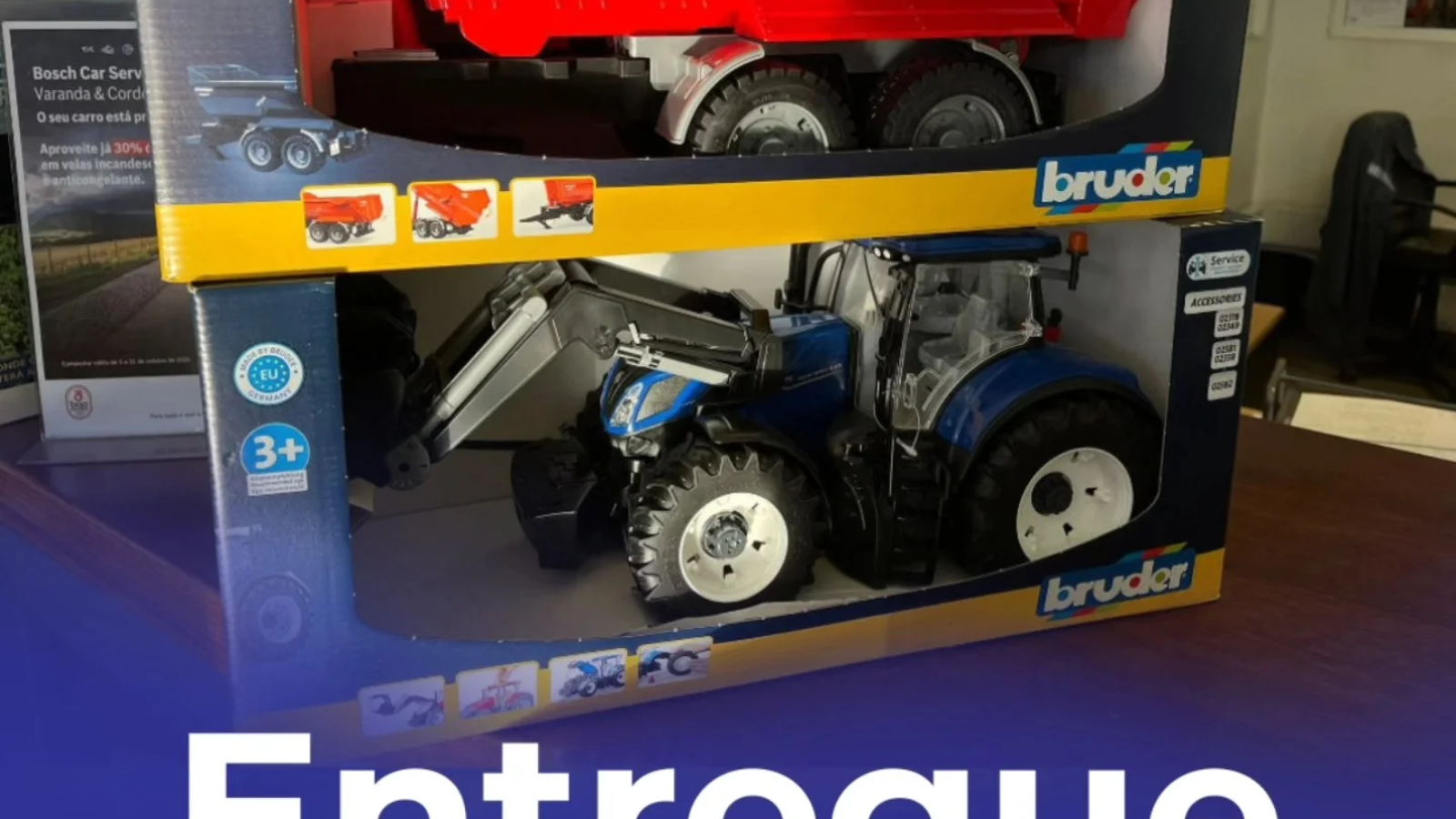trator new holland e reboque krampe kipper