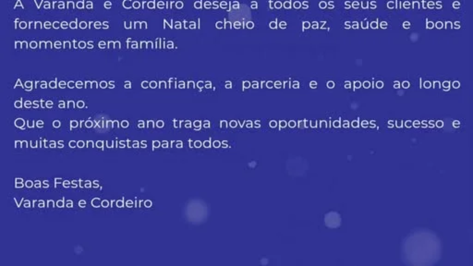 desejo de natal