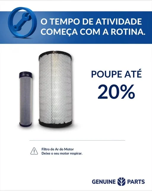 20% em filtros