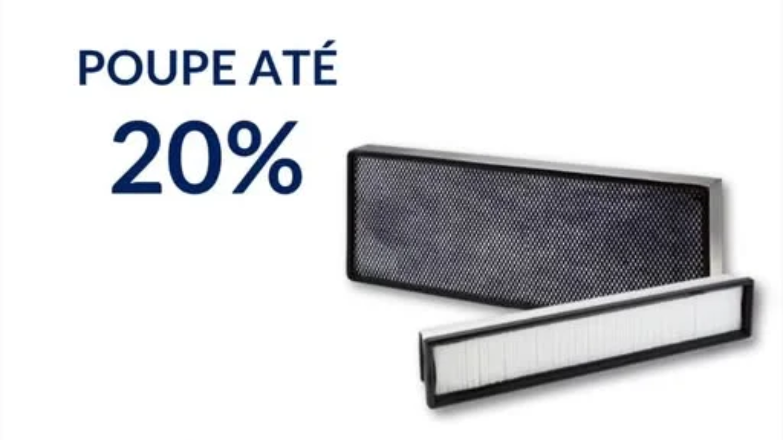 poupe 20% na cabina
