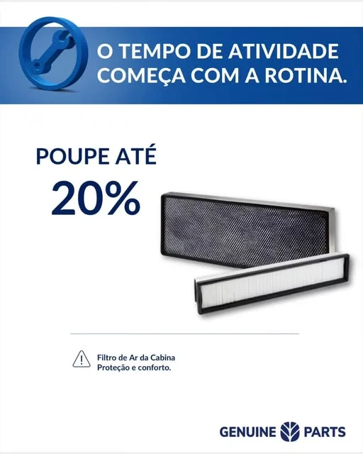 poupe 20% na cabina