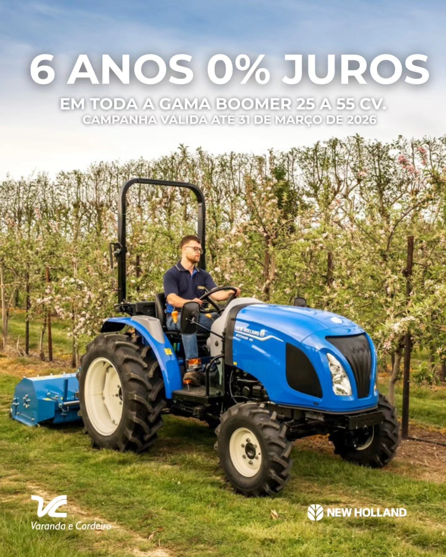 6 anos 0% juros