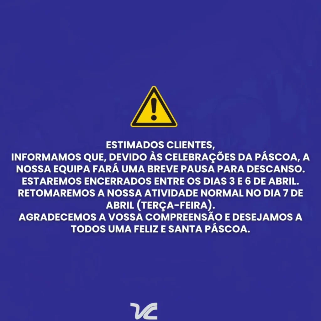 aviso horário de funcionamento