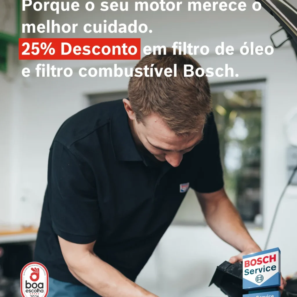 cuide do motor do seu automóvel com a qualidade bosch car service.