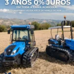 Mais potência no campo, sem pesar no investimento.Financiamento 3 anos 0% juros em toda a gama agrícola.Contacte-nos e saiba como aderir!
