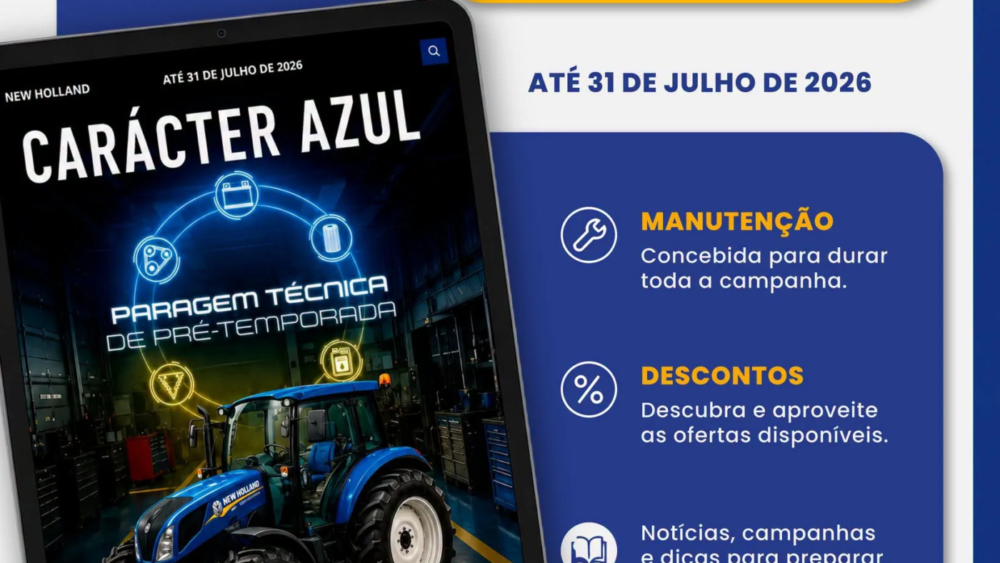já está disponível a revista digital caracter azul da new holland