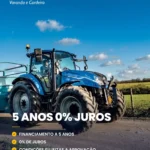 Financiamento a 5 anos com 0% de juros
