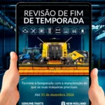 Termine a temporada com a manutenção das suas máquinas!