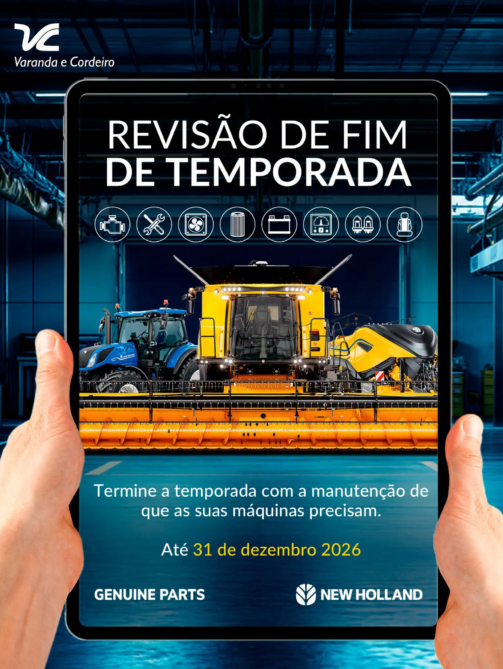 termine a temporada com a manutenção das suas máquinas